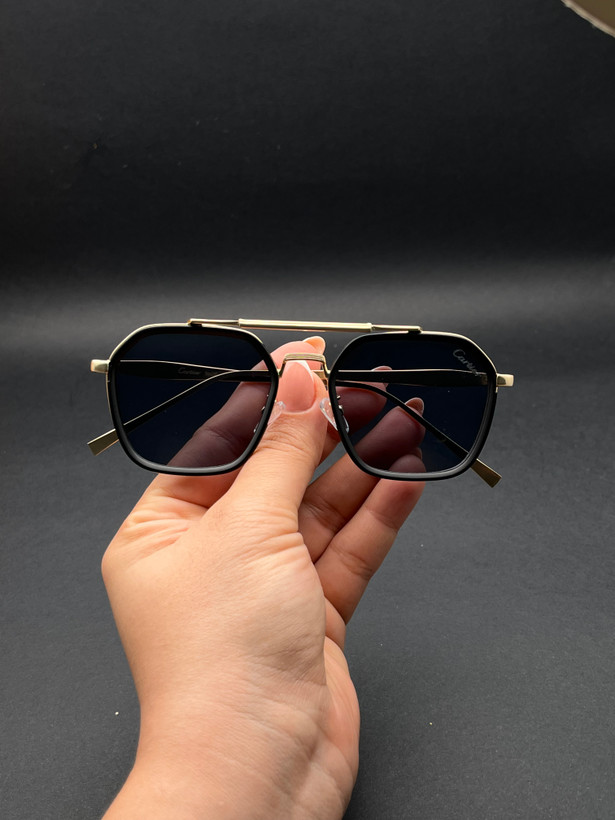 فریم طلایی لنز طلایی