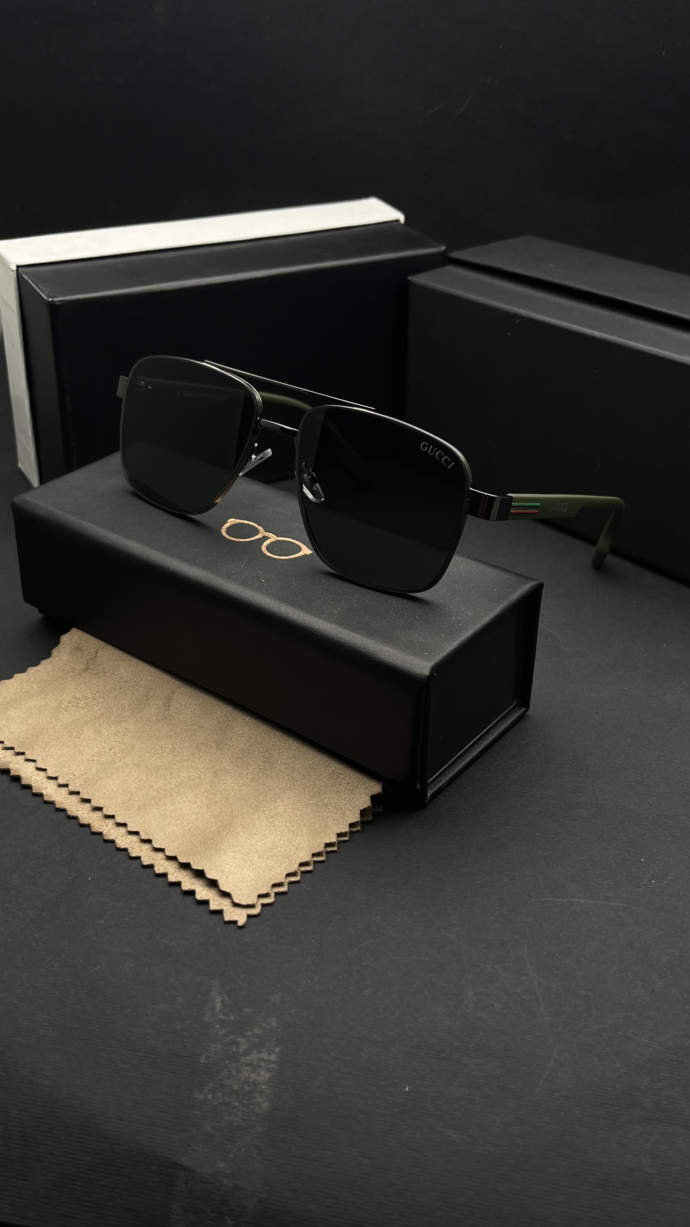 عینک آفتابی گوچی لنز uv400