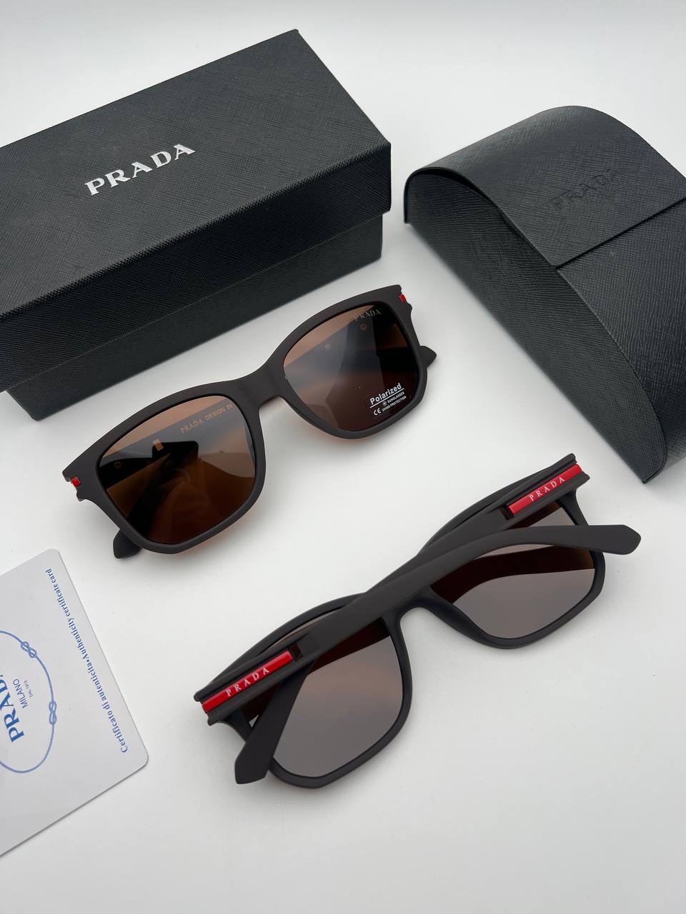 عینک آفتابی پرادا لنز پلاریزه و uv400قیمت؛۶۸۰ت